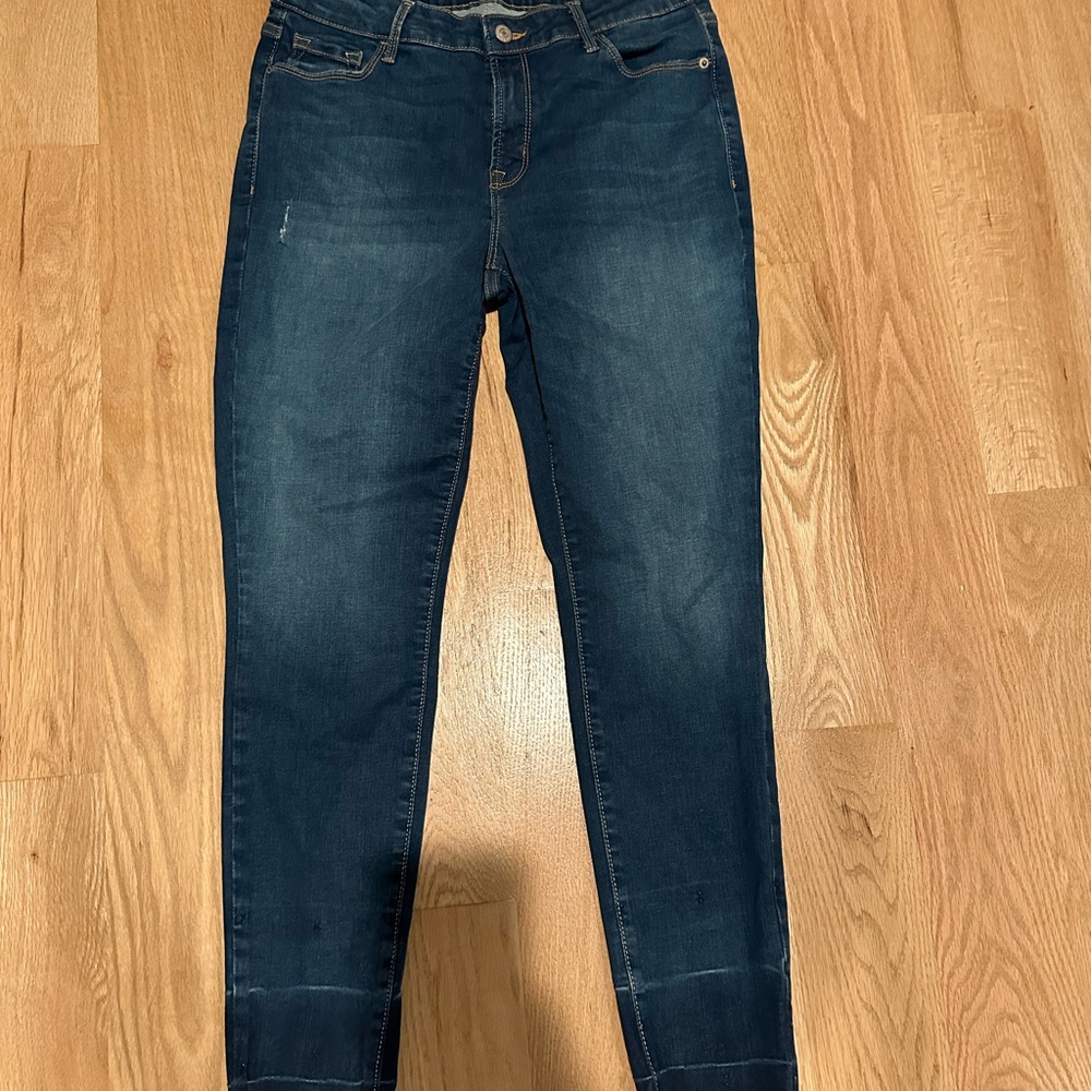 Old Navy Blue rockstar super Skinny Jeans with Stretch